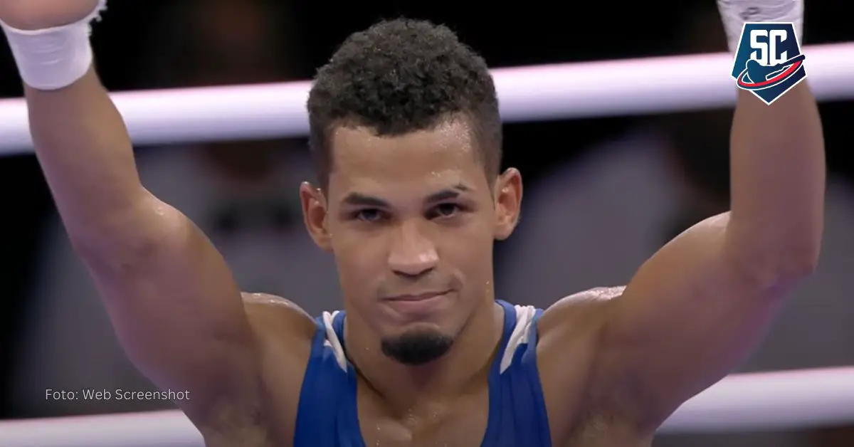 Javier Ibáñez, cubano que compite por Bulgaria, tuvo su combate en los Juegos Olímpicos París 2024