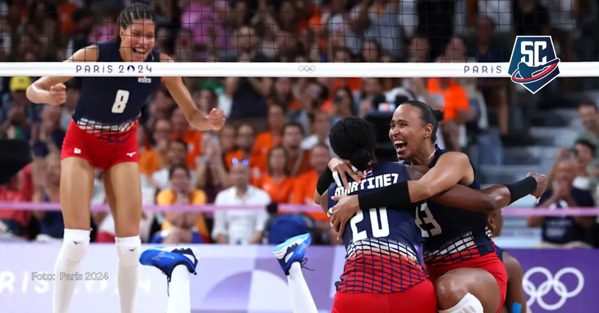 El equipo de voleibol femenino de República Dominicana se apuntó una importante victoria en París 2024