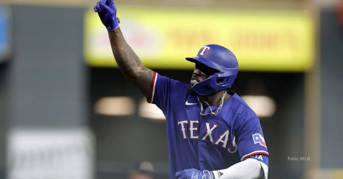 Adolis García con Texas Rangers