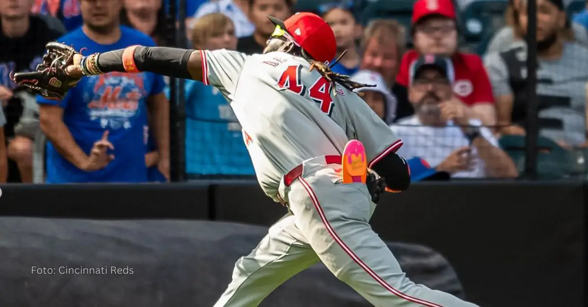 Elly De La Cruz fildeo en Citi Field de New York