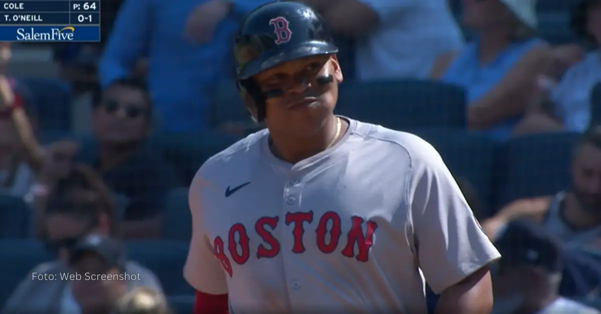 Rafael Devers con Boston Red Sox en MLB 2024