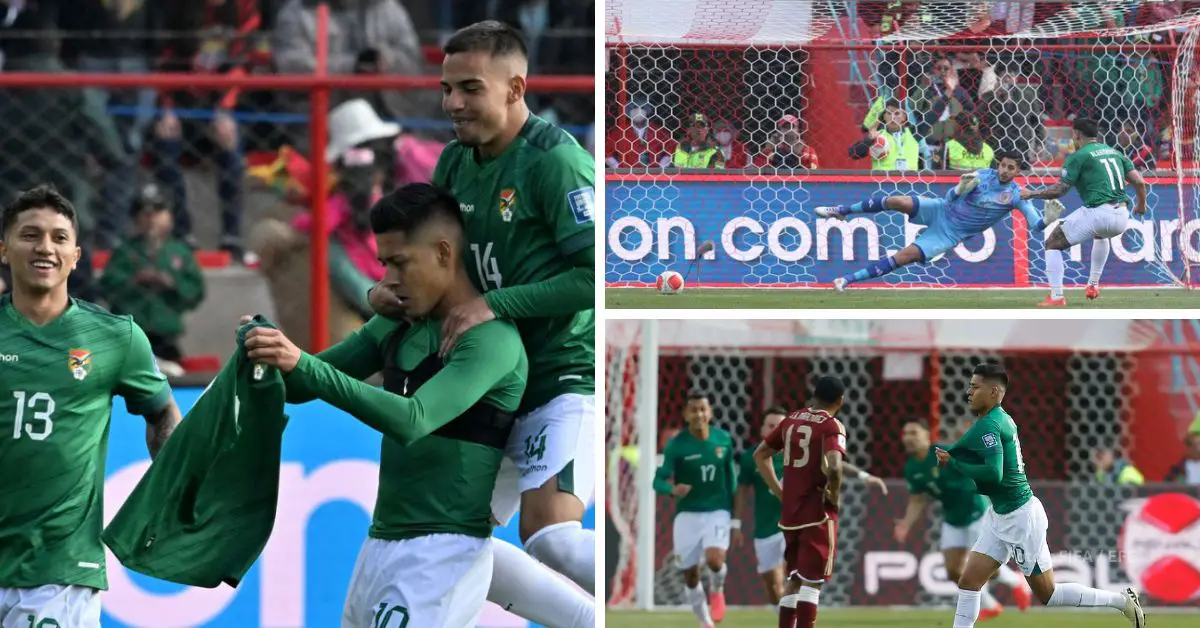 Bolivia venció por goleada a Venezuela en las Eliminatorias al Mundial 2026